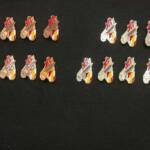 Die Abzeichen in Bronze und Silber