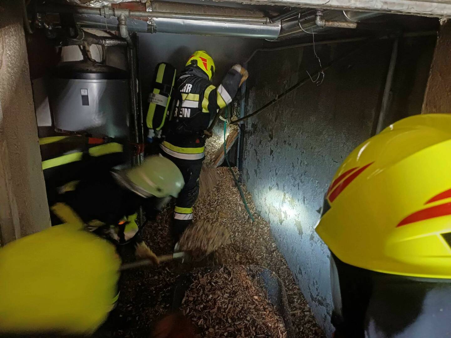 BFV Graz-Umgebung: Brand einer Hackschnitzelanlage