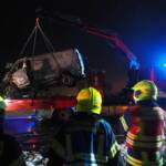 Kastenwagen in Vollbrand