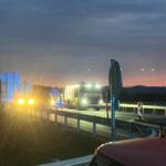 Verkehrsunfall auf der S7