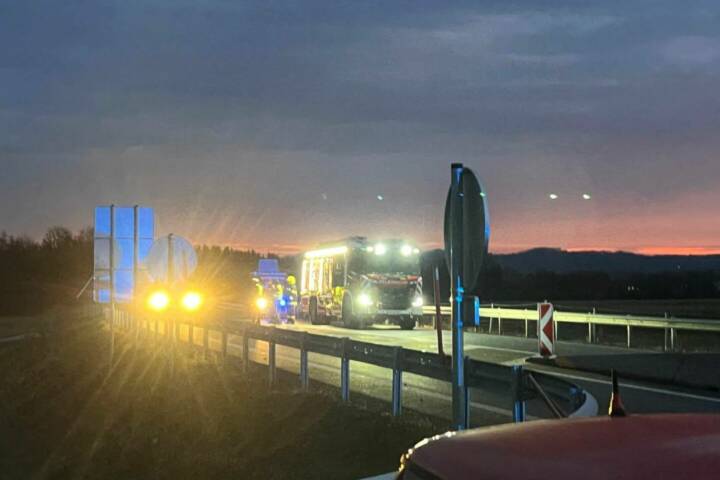 BFKDO Jennersdorf: Verkehrsunfall auf der S7