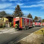 Garagenbrand im Ortsgebiet