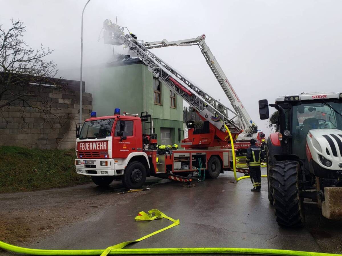 "Brand aus" nach Großbrand in Jois