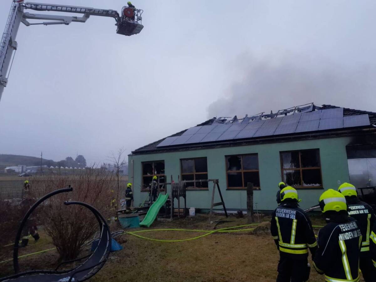 "Brand aus" nach Großbrand in Jois