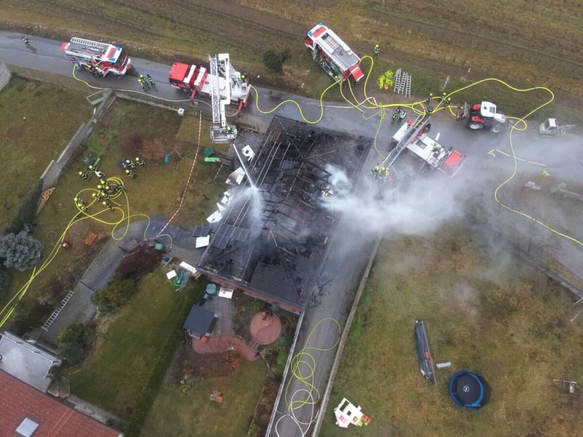 "Brand aus" nach Großbrand in Jois