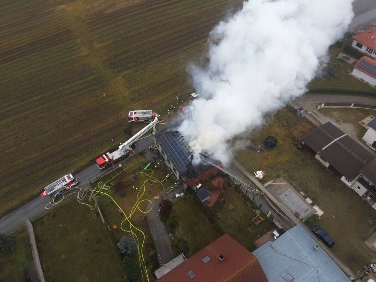 "Brand aus" nach Großbrand in Jois