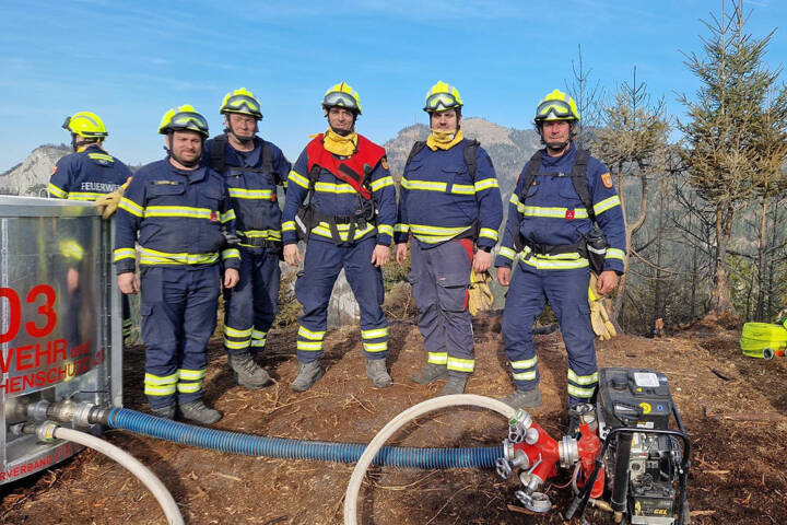 BFK Waidhofen/Thaya: Waldbrandeinsatz der FF Dietmanns und FF Blumau/Wild