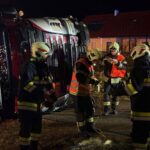 Tankwagenunfall mit Menschenrettung und Schadstoffaustritt