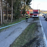 BFVDL: PKW kracht in Straßenlaterne