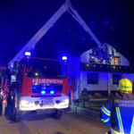 FF Andorf: Menschenrettung mit Teleskopmastbühne