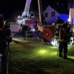 Menschenrettung mit Teleskopmastbühne