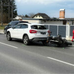 Verkehrsunfall PKW gegen Motorrad in Ebenfurth