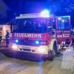 Die FF Bad Goisern am Einsatzort