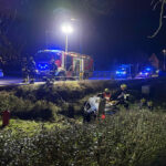 Schwerer Verkehrsunfall bei Ortseinfahrt West