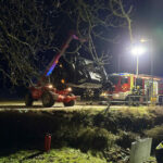 Schwerer Verkehrsunfall bei Ortseinfahrt West