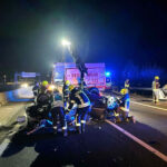 FF Neusiedl am See: Schwerer Verkehrsunfall mit Personenschaden auf der A4