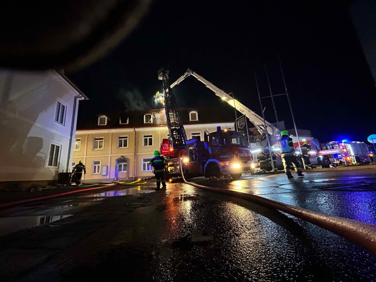 Brandeinsatz in Leoben