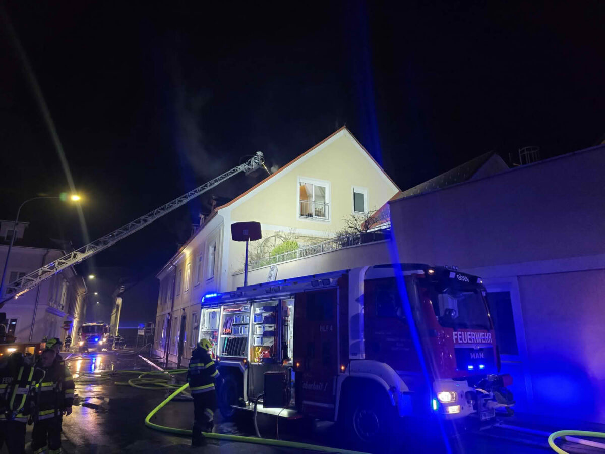 Brandeinsatz in Leoben