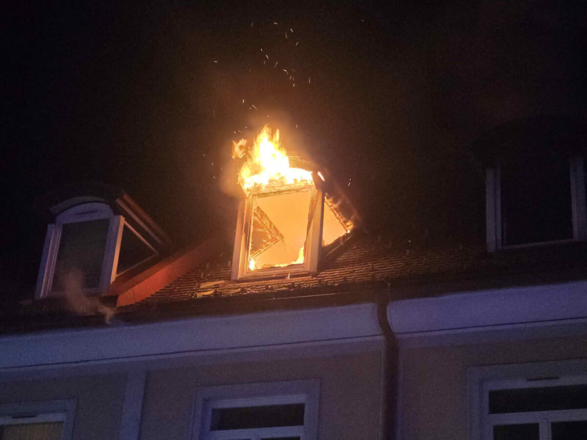 Brandeinsatz in Leoben