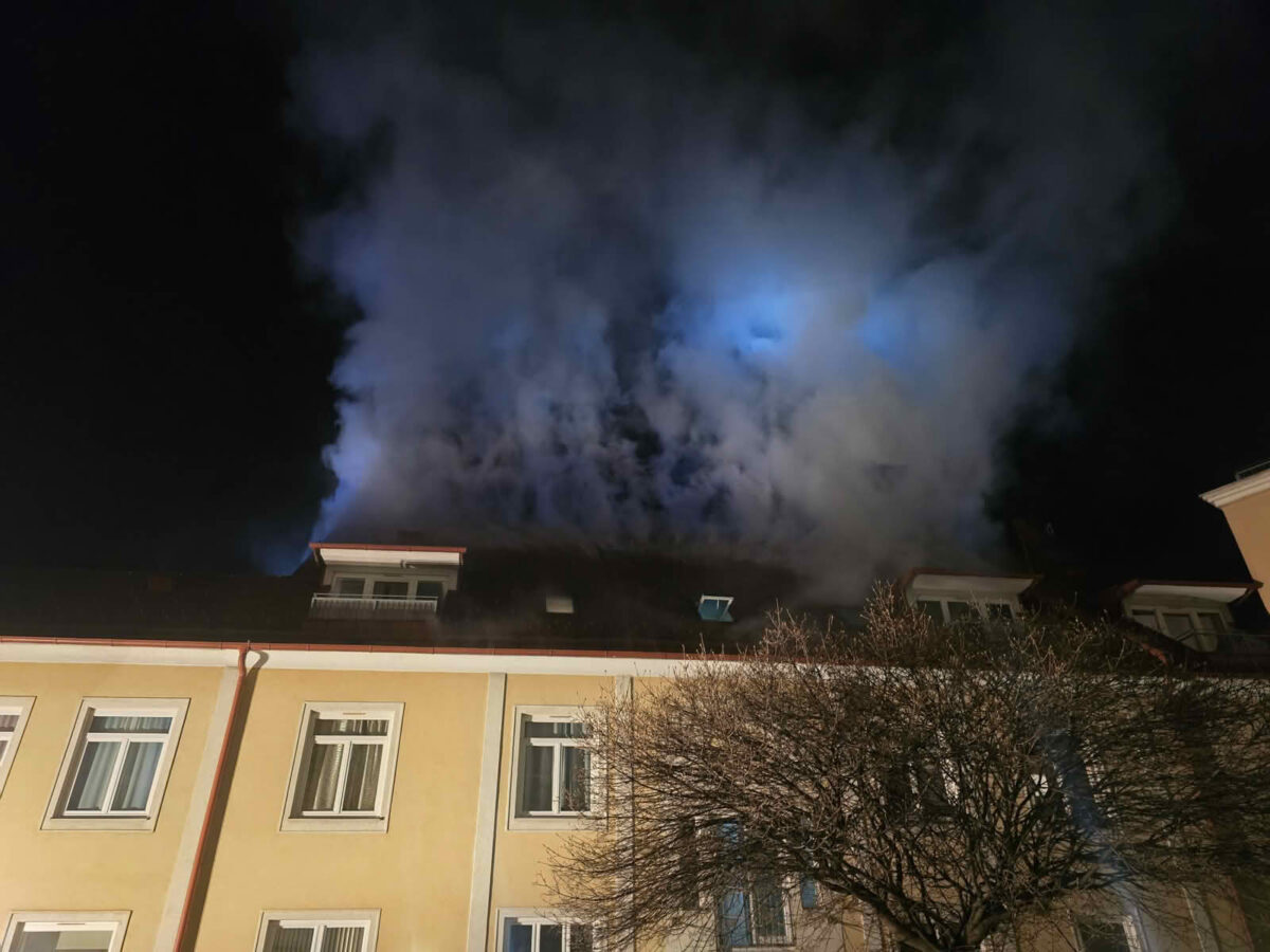 Brandeinsatz in Leoben