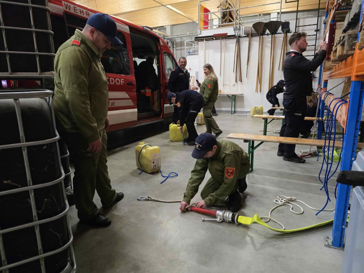 Wissenstest der Feuerwehrjugend