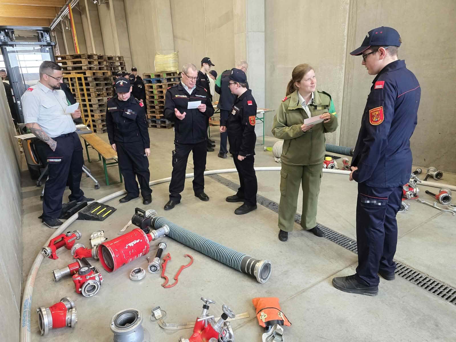 BFK Neusiedl am See: Wissenstest der Feuerwehrjugend