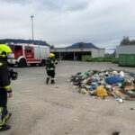HFW Villach: Brand in Müllwagen – LKW fuhr bei Feuerwehr vor