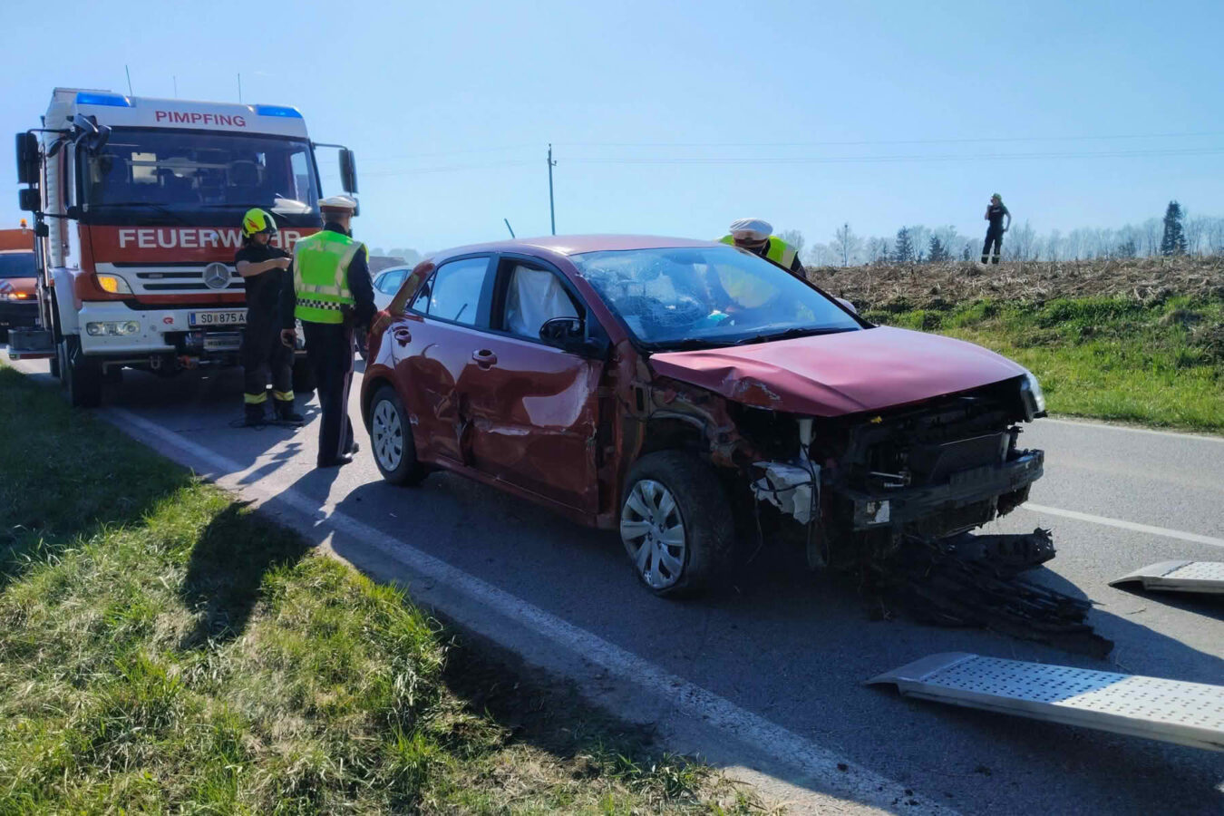 Verkehrsunfall auf der AL514