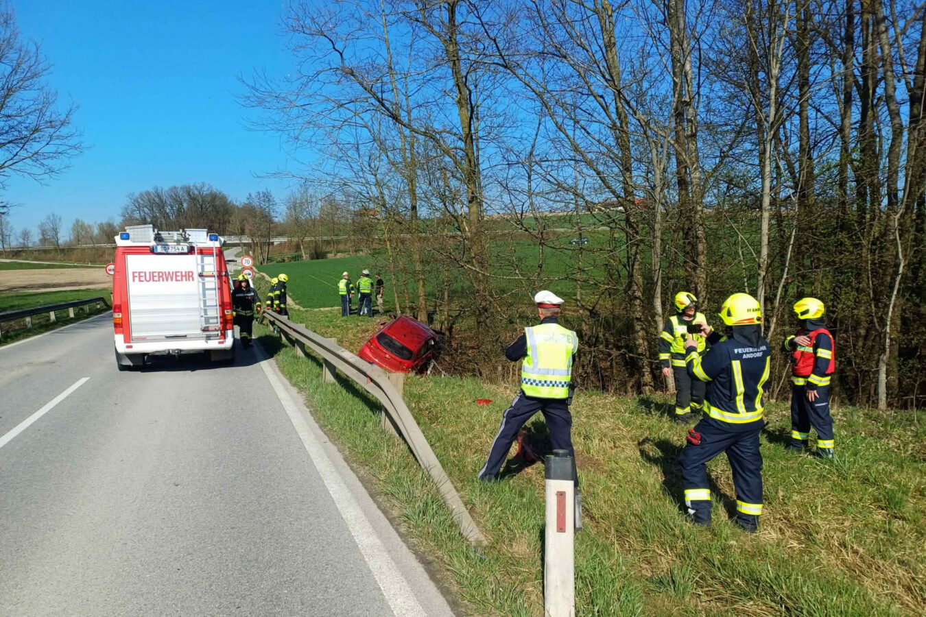 Verkehrsunfall auf der AL514