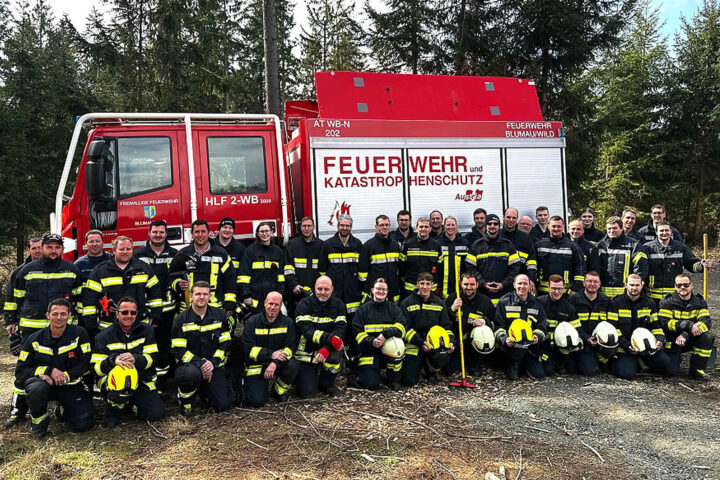 BFK Waidhofen/Thaya: Ausbildung über Waldbrandbekämpfung