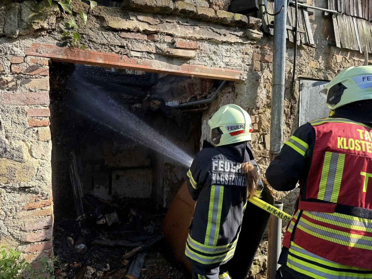 Wohnhausbrand in der Leopoldstraße