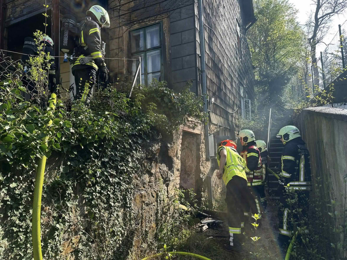 Wohnhausbrand in der Leopoldstraße