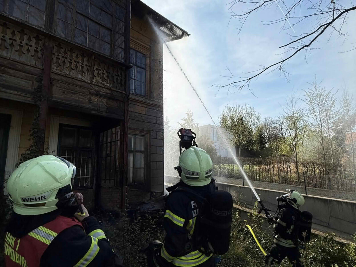 Wohnhausbrand in der Leopoldstraße