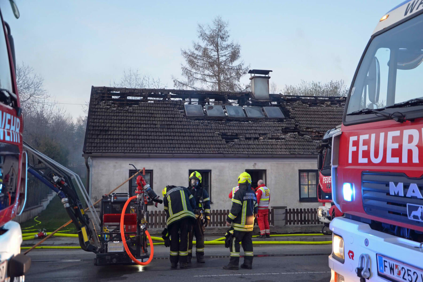 Wohnhausbrand in Pfaffenschlag
