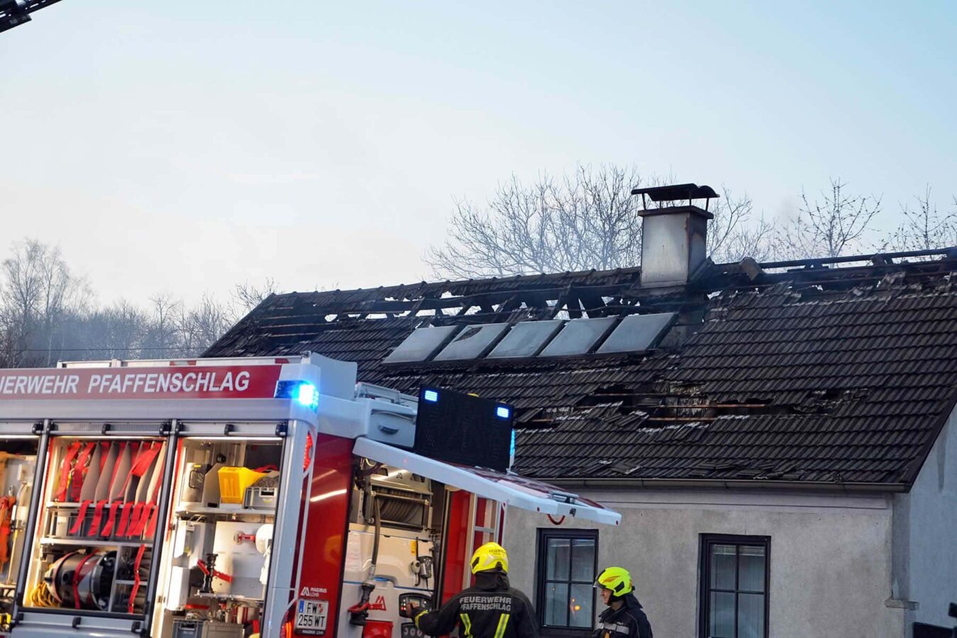 Wohnhausbrand in Pfaffenschlag