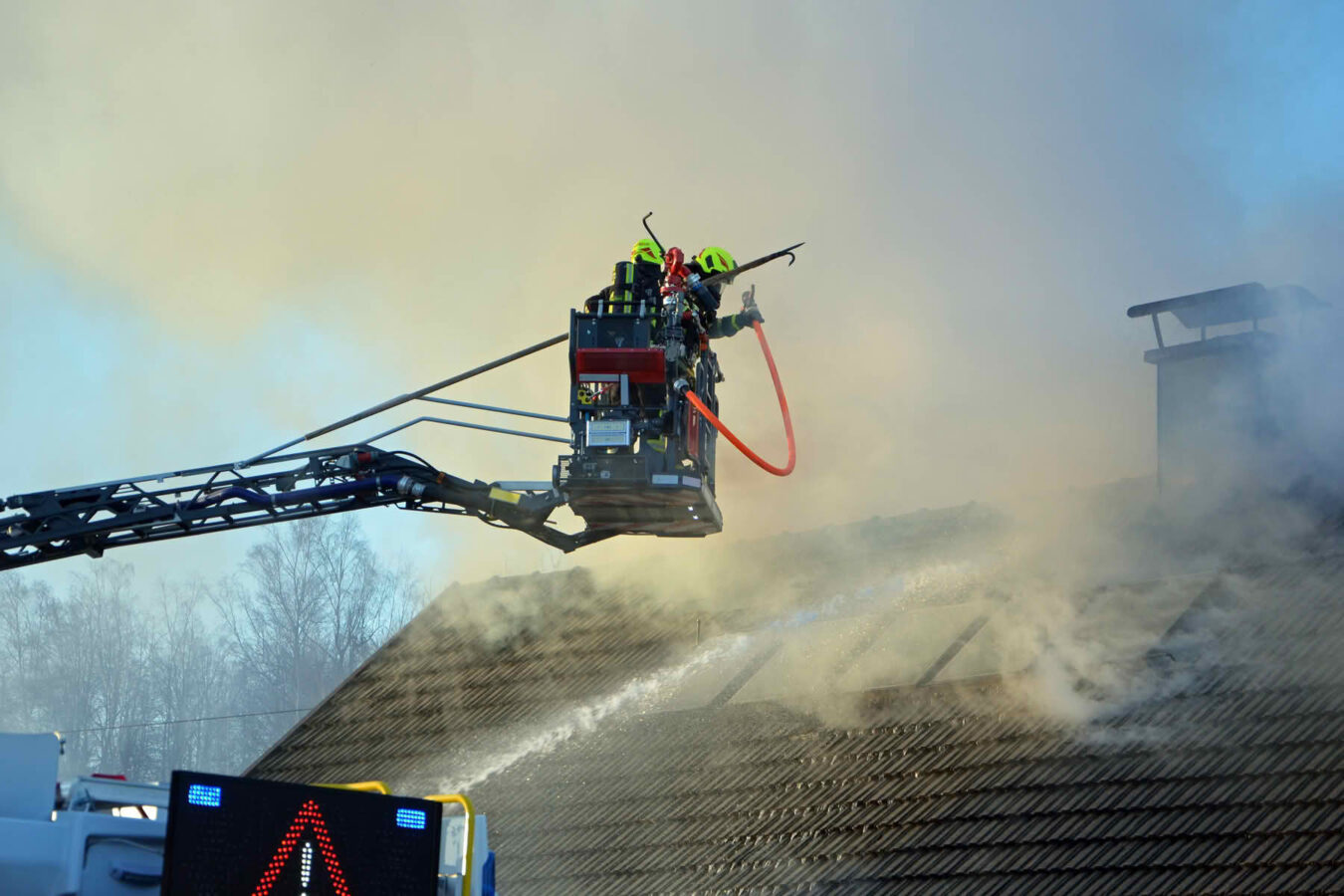 Wohnhausbrand in Pfaffenschlag