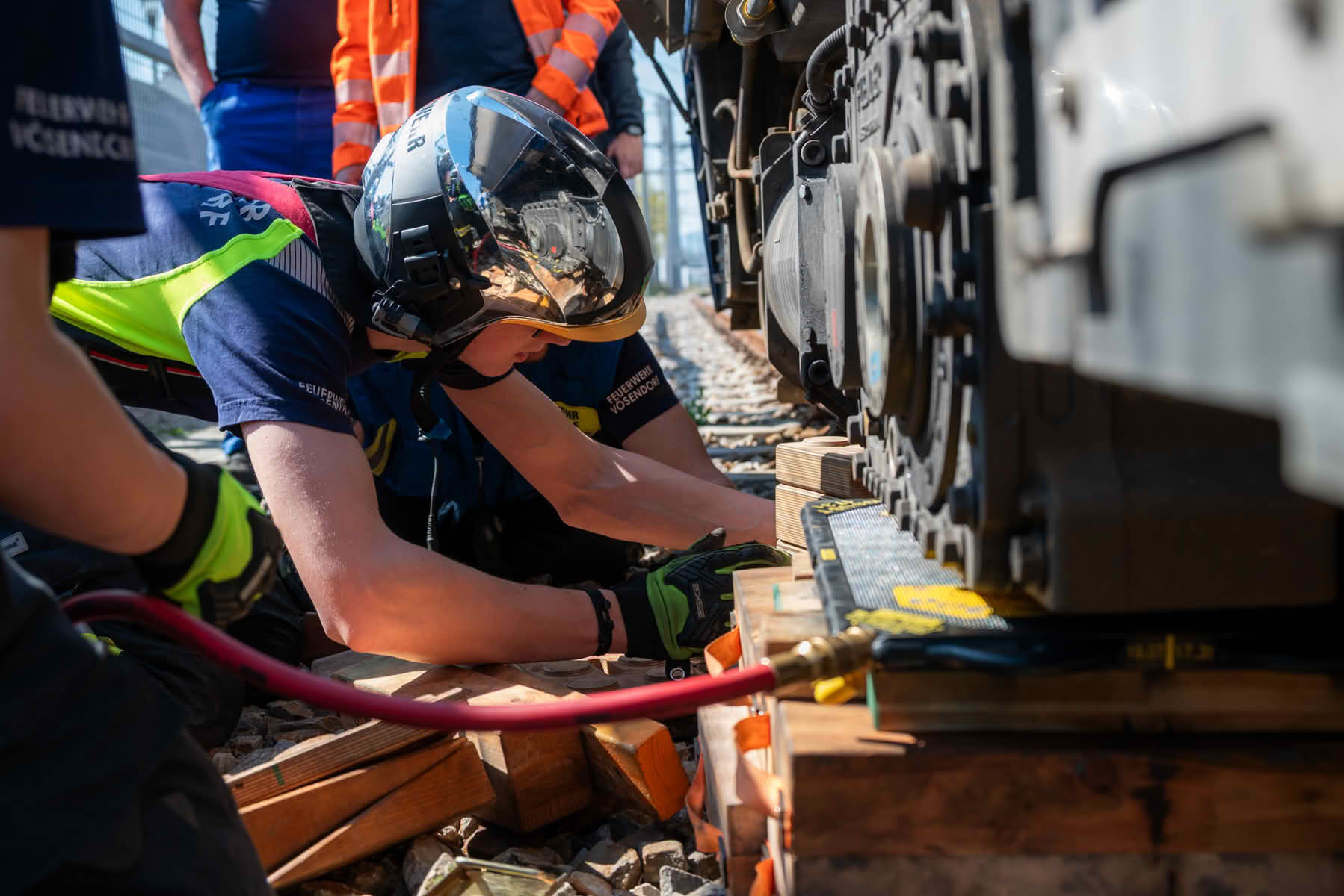 FF Vösendorf: Schulung Wiener Lokalbahnen