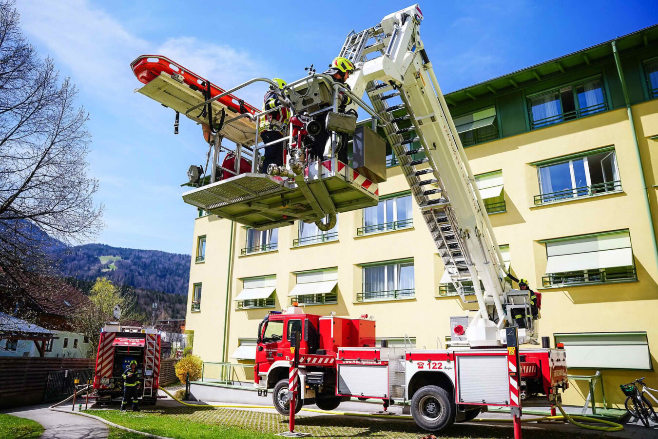 Feuerwehrübung im Goiserer Altenheim