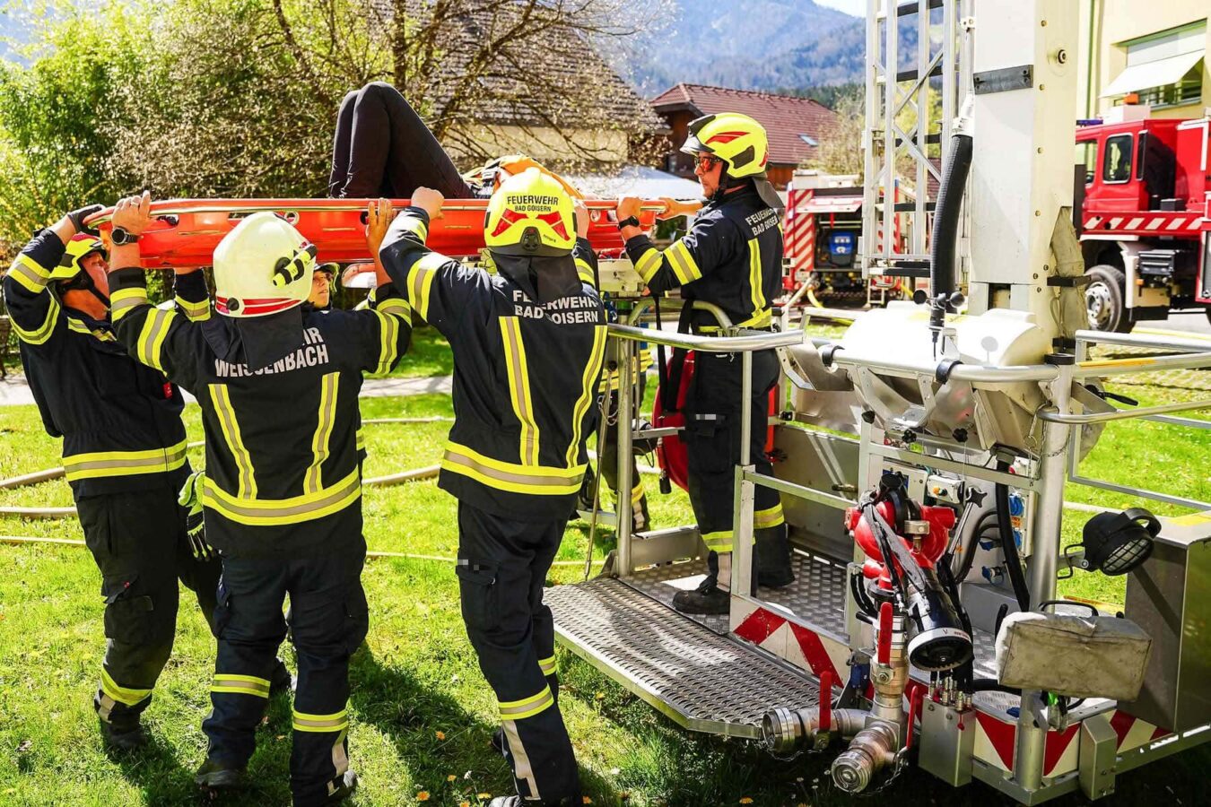 Feuerwehrübung im Goiserer Altenheim