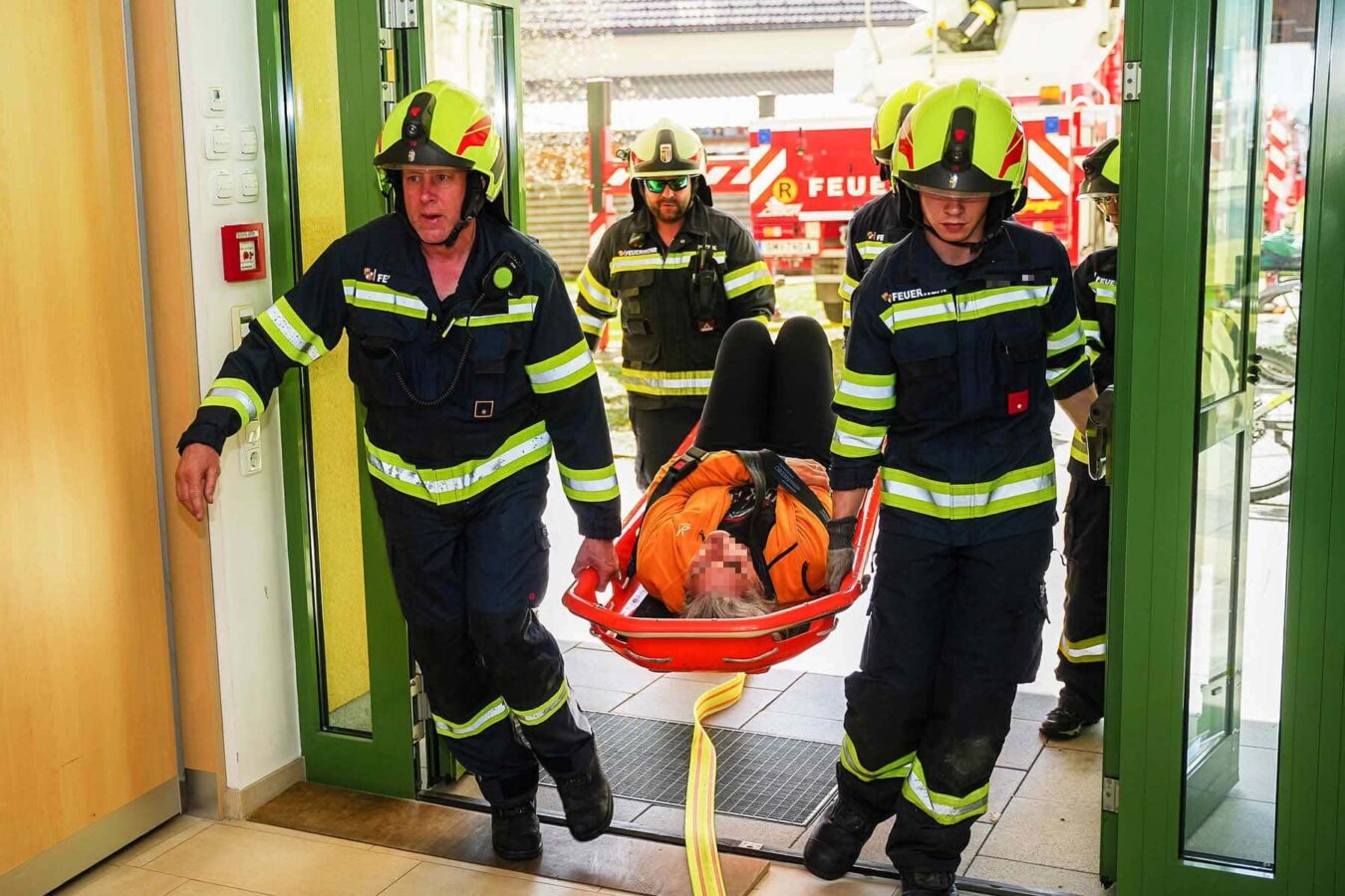 Feuerwehrübung im Goiserer Altenheim