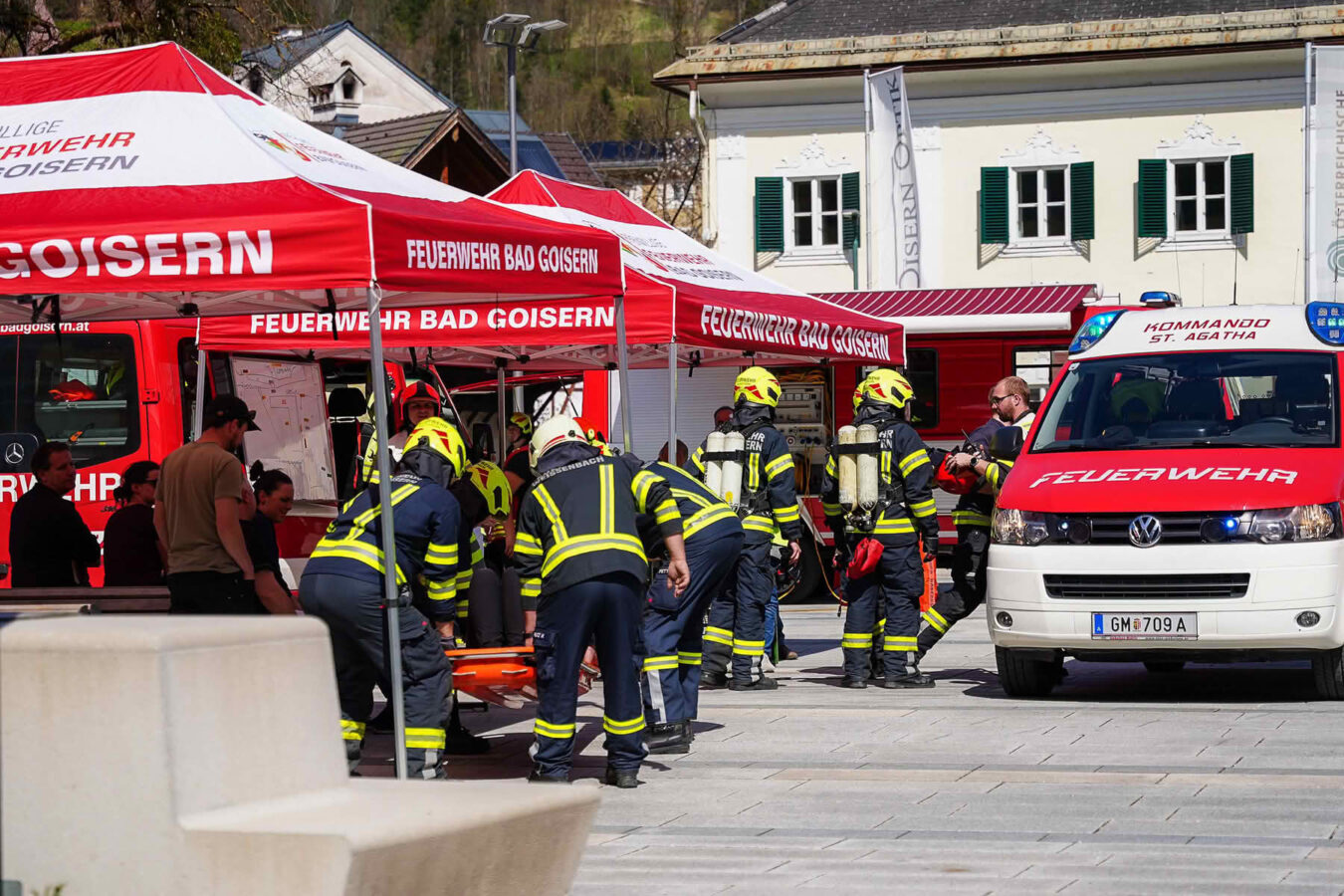 Feuerwehrübung im Goiserer Altenheim