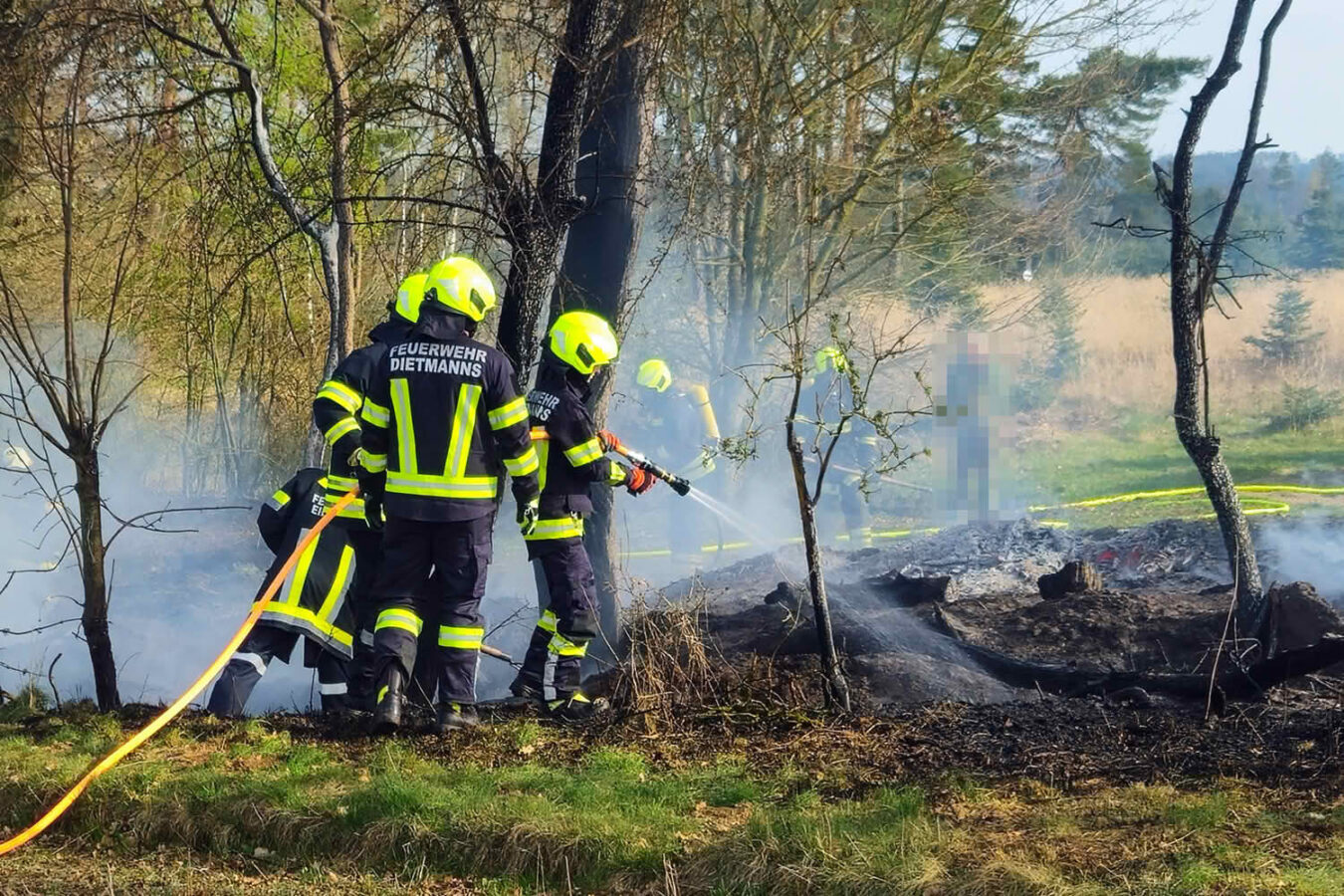 Waldbrand rasch gelöscht