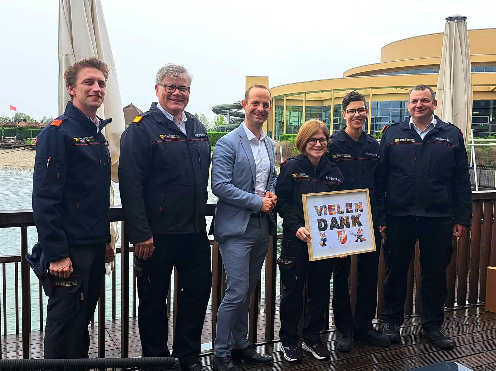 BFK Neusiedl am See: Dankesbesuch der Feuerwehrjugend in der St. Martins Therme & Lodge