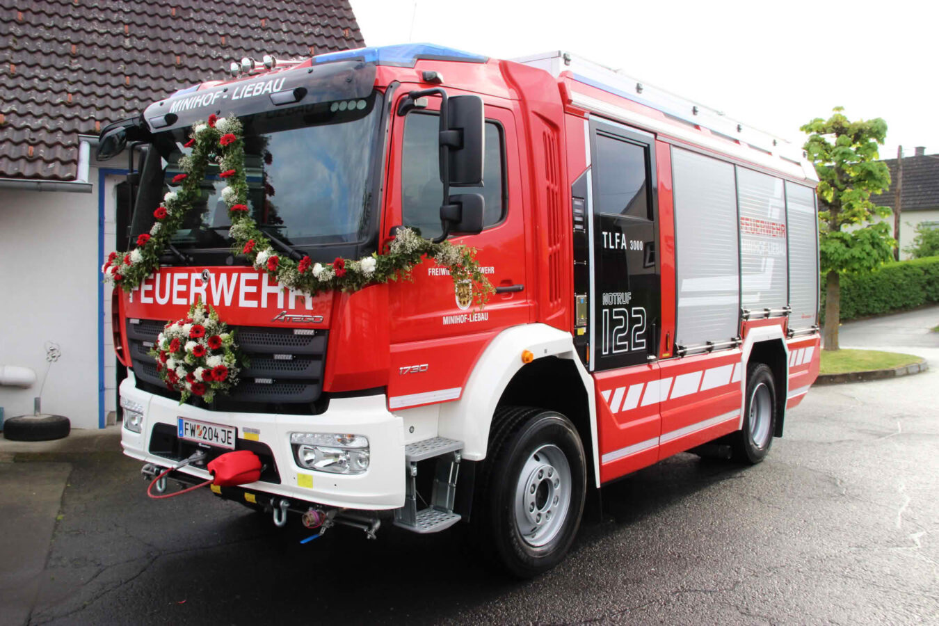 Neues Einsatzfahrzeug Feuerwehr Minihof Liebau