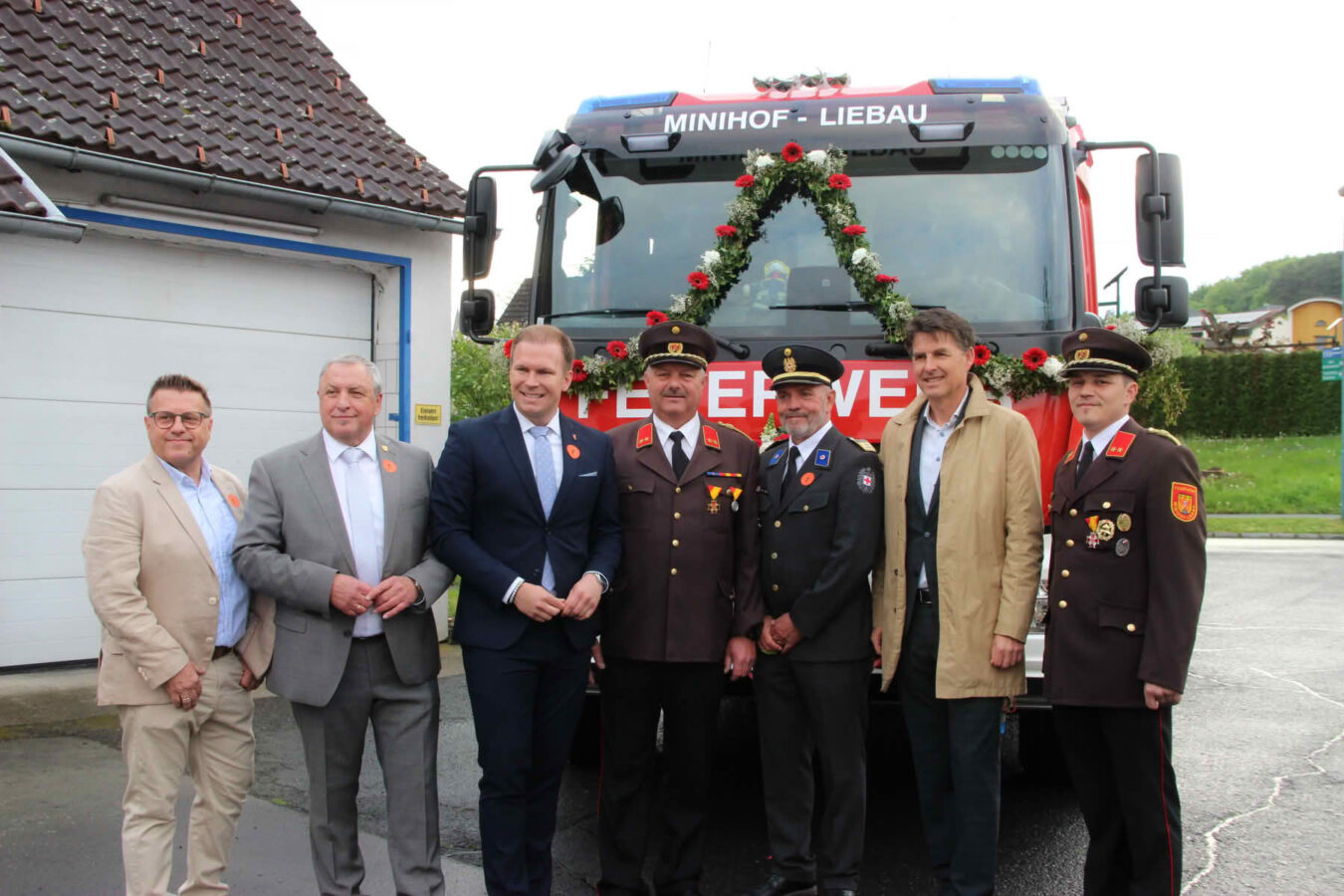 Neues Einsatzfahrzeug Feuerwehr Minihof Liebau