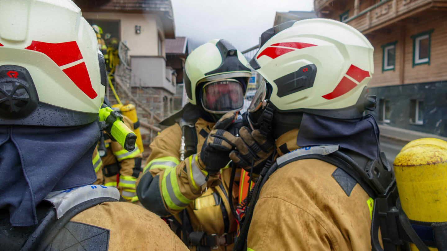 Großangelegte Atemschutzübung