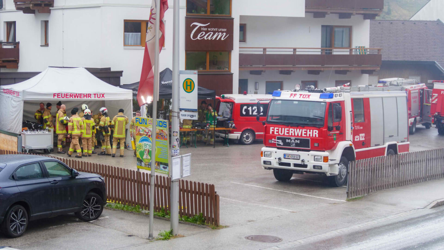 Großangelegte Atemschutzübung