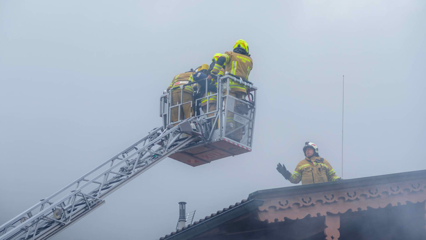 Großangelegte Atemschutzübung
