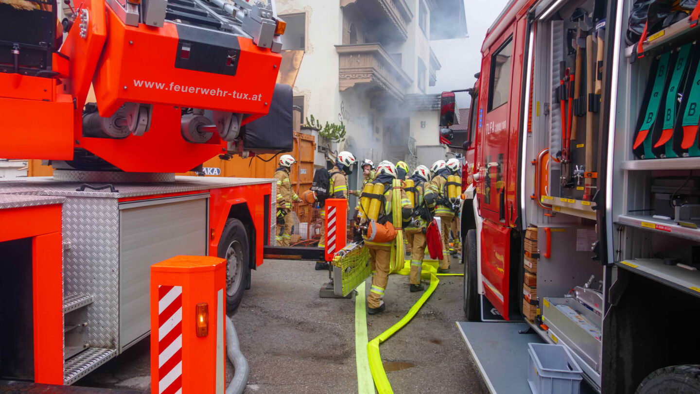 Großangelegte Atemschutzübung