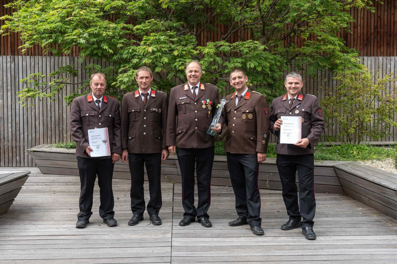 Florianifeier und Fahrzeugsegnung